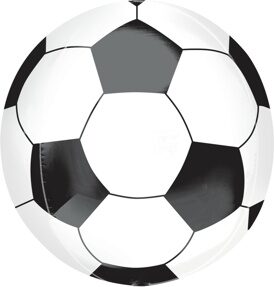 Шар (24''/61см) Сфера 3D, Футбольный мяч, 1 шт.